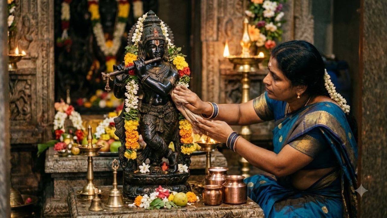 મૂર્તિની ચમક પાછી લાવવા માટે બજારમાં મળતા મોંઘા ક્લીનિંગ પ્રોડક્ટ્સ ખરીદવાની કોઈ જરૂર નથી. રસોડામાં જ હાજર કેટલીક સામાન્ય વસ્તુઓનો ઉપયોગ કરીને તમે મિનિટોમાં લાડુ ગોપાલને પહેલા જેવા જ ચમકદાર બનાવી શકો છો.