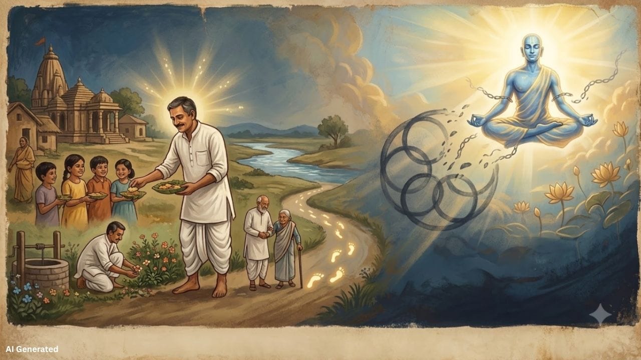 કેટલીક ધાર્મિક માન્યતાઓમાં એવું માનવામાં આવે છે કે આત્મા પોતાના અધૂરા કર્મોના ફળ ભોગવવા માટે ફરી જન્મ લઈ શકે છે. આ જન્મ માનવ સ્વરૂપમાં જ મળે તે જરૂરી નથી, પરંતુ કર્મોના આધારે અલગ-અલગ યોનિ અથવા જીવનની સ્થિતિ મળવાની ધાર્મિક માન્યતાઓ જોવા મળે છે. જોકે આ બાબતો આધ્યાત્મિક અને ધાર્મિક માન્યતાઓ પર આધારિત છે; આધુનિક વિજ્ઞાન પાસે આગામી જન્મ કેવી રીતે નક્કી થાય છે તેનો નિશ્ચિત પુરાવો નથી.