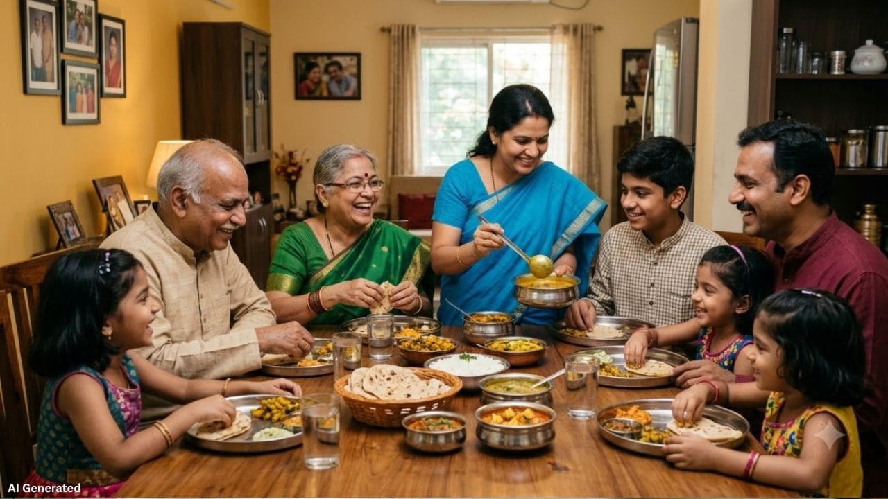 રસોઈ બનાવવાની સાથે ભોજન પીરસવાની રીત પણ એટલી જ મહત્વપૂર્ણ માનવામાં આવે છે. પ્રેમ અને હસતાં મુખે ભોજન પીરસવાથી પરિવારના સભ્યો વચ્ચેનો સ્નેહ વધુ મજબૂત બની શકે છે. ભોજન માત્ર ભૂખ સંતોષવા માટે જ નથી, પરંતુ પરિવાર સાથે બેસીને સમય પસાર કરવાનો અને સંબંધોમાં પ્રેમ તથા લાગણી વધારવાનો પણ એક સુંદર મોકો છે. ( નોંધ :ટીવી9 કોઈ પણ પ્રકારે અંધશ્રદ્ધાને પ્રોત્સાહન આપતુ નથી. આ અહેવાલ માત્ર ધાર્મિક માન્યતા અને લોકોમાં પ્રચલિત માન્યતા, રીત રિવાજને આધારે રજૂ કરવામાં આવેલ છે. )