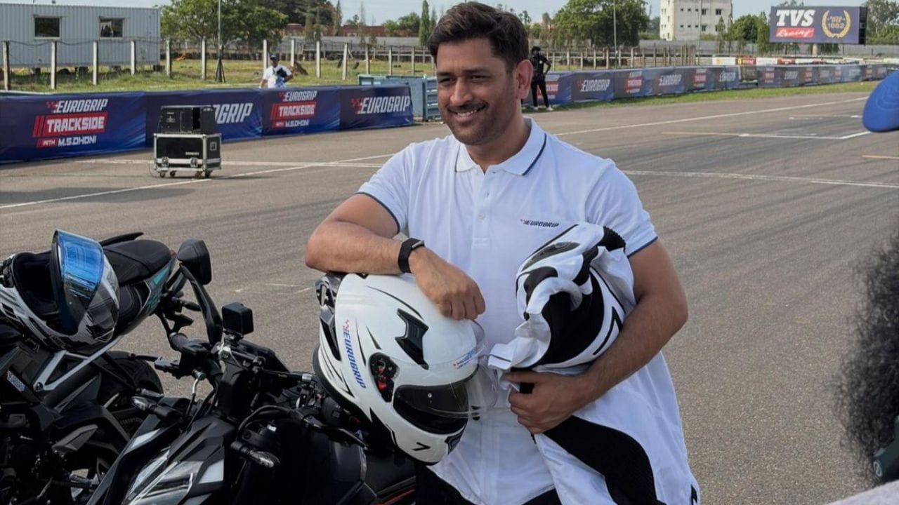 MS Dhoni: ક્રિકેટ પછી હવે રેસિંગનો જુસ્સો! MS ધોનીનો સુપરબાઈક ચલાવતો વીડિયો સોશિયલ મીડિયામાં છવાયો