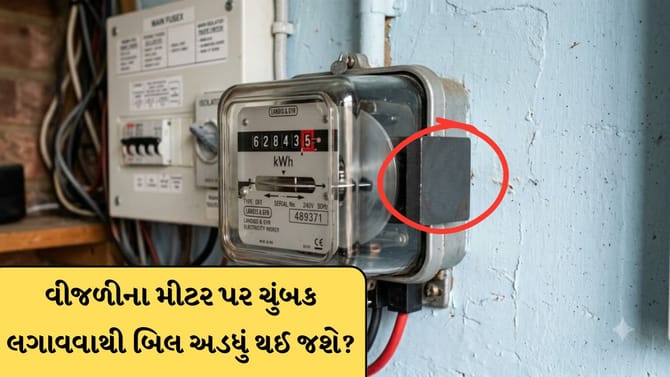 શું વીજળીના મીટર પર ચુંબક લગાવવાથી બિલ અડધું થઈ જશે?