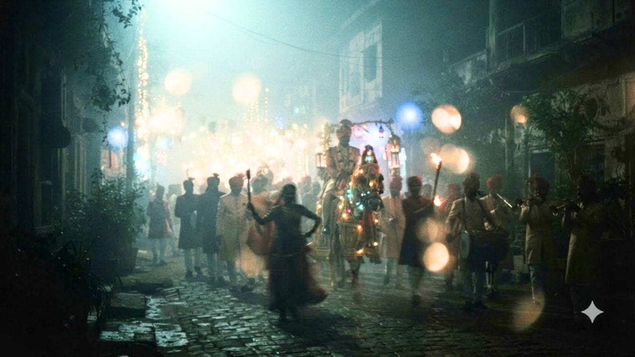 સ્વપ્નમાં બારાત (લગ્નનો વરઘોડો) જોવો એ સ્વાસ્થ્ય માટે સારી નિશાની માનવામાં આવતી નથી; તે પરિવારના સભ્ય ના માથે તોળાઈ રહેલી બીમારી અથવા મુશ્કેલીનો સંકેત આપી શકે છે.