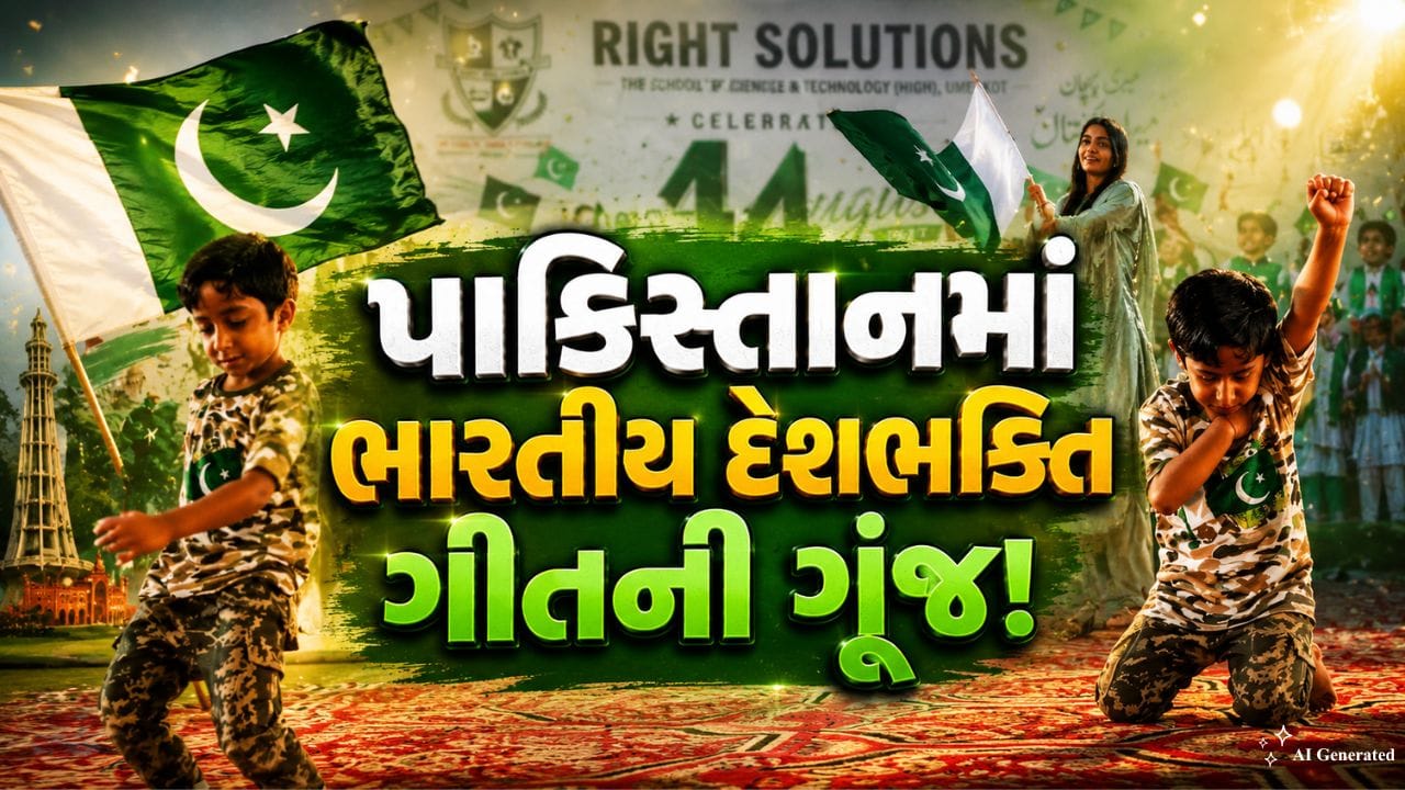 Pakistan Viral Video: પાકિસ્તાનના Independence Dayમાં વાગ્યું ભારતનું દેશભક્તિ ગીત, ઉમરકોટનો વીડિયો થયો Viral
