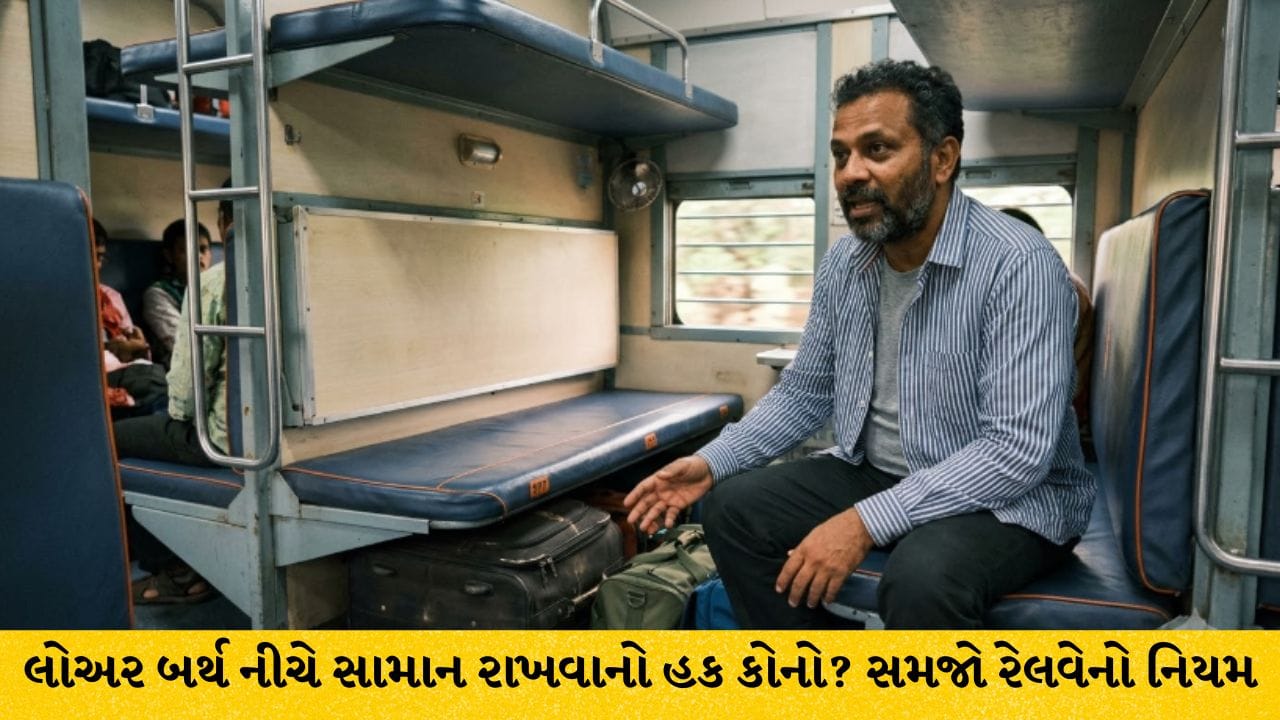 ટ્રેનમાં લોઅર બર્થ નીચે સામાન રાખવાનો હક કોનો? જાણી લો રેલવેનો સત્તાવાર નિયમ, મુસાફરીમાં નહીં થાય કોઈ માથાકૂટ