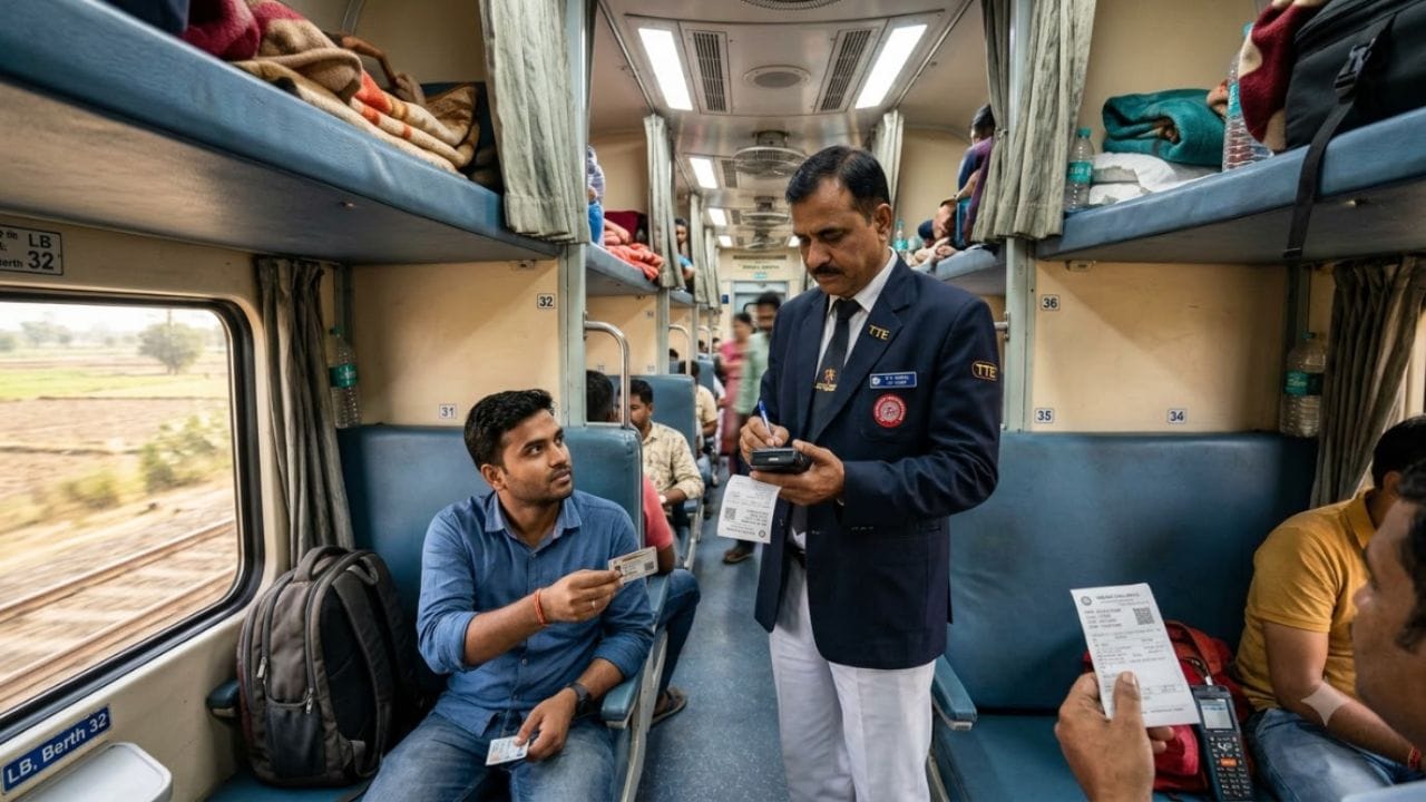 ભારતીય રેલવેમાં દૈનિક કરોડો લોકો પ્રવાસ કરે છે. રેલવે પેસેન્જર રૂલ્સ મુજબ દરેક મુસાફર માટે તે જ ક્લાસમાં બેસવું ફરજિયાત છે જેની તેની પાસે માન્ય ટિકિટ હોય. સ્લીપર ક્લાસ (SL) ની ટિકિટ લઈને AC કોચમાં પ્રવેશીને મુસાફરી કરવી એ રેલવે કાયદાની કલમ 138 હેઠળ નિયમભંગ ગણાય છે. ભલે તમારી પાસે કન્ફર્મ સ્લીપર ટિકિટ હોય, છતાં તે તમને AC કોચમાં મુસાફરી કરવાનો હક આપતી નથી.