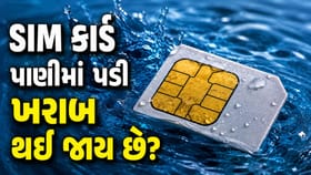 શું પાણીમાં પડી જવાથી સિમ કાર્ડ તરત જ ખરાબ થઈ જાય છે?આમ થાય તો શુ કરવુ