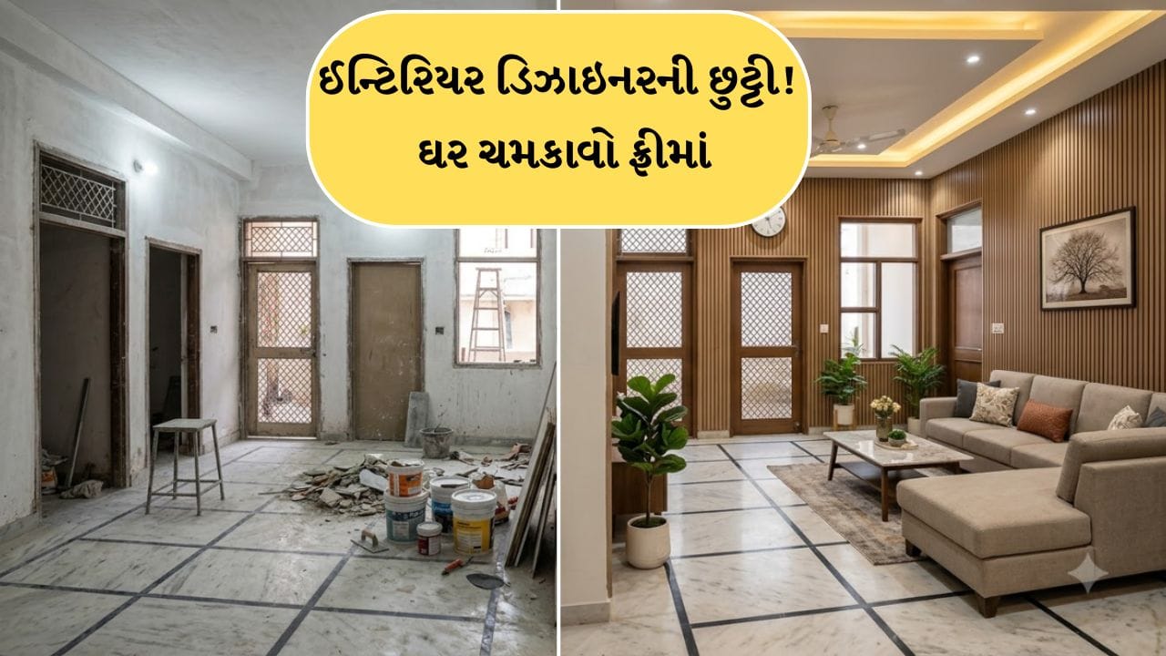 શું તમારું ઘર પણ જૂનું કે ખાલી લાગે છે? આ એક સિક્રેટ ટ્રિક બચાવશે તમારા લાખો રૂપિયા અને ફ્રીમાં ચમકશે તમારું હોમ