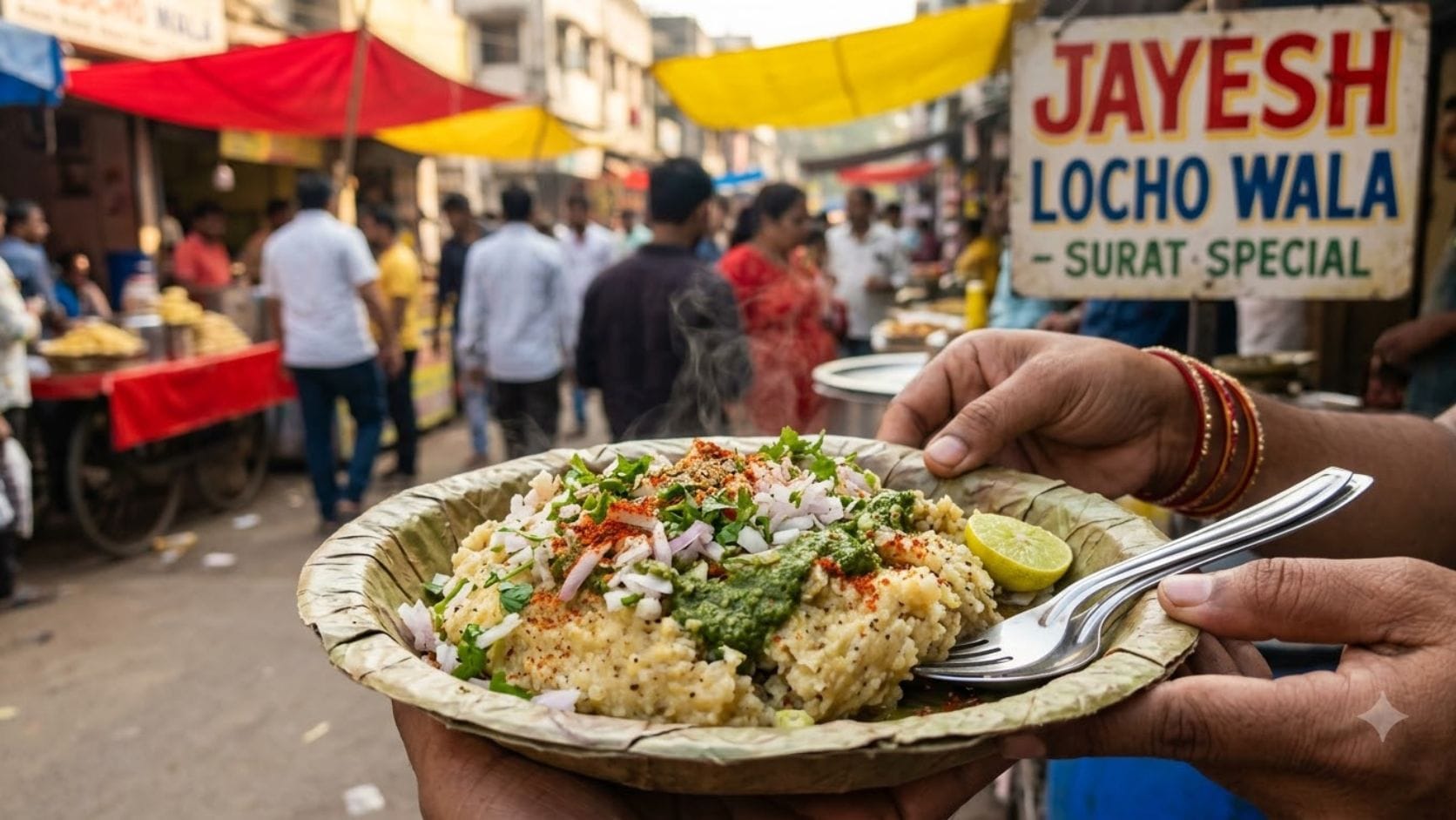 આ ભૂલથી બનેલી વાનગીનો સ્વાદ લોકોને પસંદ આવ્યો. ત્યારબાદ તેમાં વિવિધ મસાલા અને ચટણીઓ ઉમેરીને તેને નવી રીતે પીરસવામાં આવ્યો. ધીમે ધીમે આ વાનગી સુરતની ઓળખ બની ગઈ અને આજે ‘સુરતી લોચો’ નામથી ખૂબ પ્રસિદ્ધ છે.
