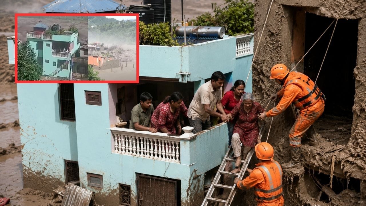 નેપાળના ભયાનક પૂરમાં અડીખમ ઘર