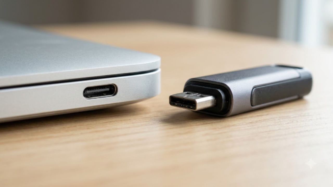 USB4 શું છે? USB4 એ એક આધુનિક USB સ્ટાન્ડર્ડ છે જે અલ્ટ્રા-ફાસ્ટ ડેટા ટ્રાન્સફર સ્પીડ અને બહેતર કનેક્ટિવિટી માટે બનાવવામાં આવ્યું છે. USB4 હંમેશાં Type-C કનેક્ટર સાથે જ કામ કરે છે. USB4 ની સૌથી મોટી ખાસિયત તેની હાઇ-સ્પીડ ટ્રાન્સફર ક્ષમતા છે. ડિવાઇસ અને વર્ઝન મુજબ તેની મહત્તમ સ્પીડ અલગ-અલગ હોઈ શકે છે.