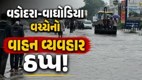 વડોદરા-વાઘોડિયા વચ્ચેનો વાહન વ્યવહાર સંપૂર્ણપણે ઠપ, મુખ્ય માર્ગ બંધ