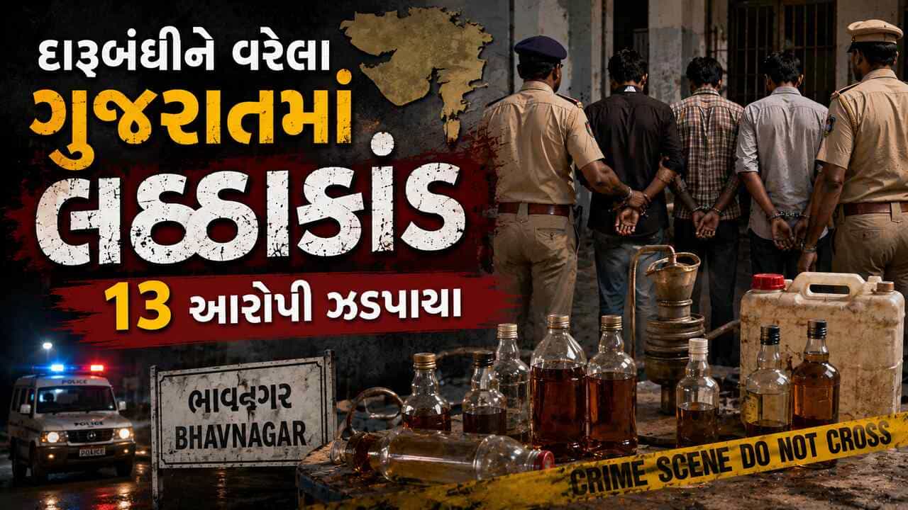 Bhavnagar hooch tragedy : દારુબંધીને વરેલા ગુજરાતમાં લઠ્ઠાકાંડ ! ભાવનગર લઠ્ઠાકાંડમાં 13 આરોપીઓ ઝડપાયા