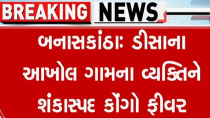 કોંગો ફીવરના શંકાસ્પદ કેસથી બનાસકાંઠામાં આરોગ્ય તંત્ર દોડતુ થયું