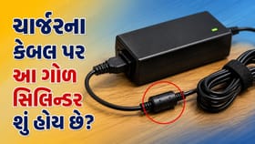 લેપટોપ ચાર્જરના કેબલ પર નાનું સિલિન્ડર કેમ હોય છે? જાણો