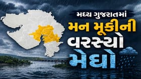 મધ્ય ગુજરાતમાં મેઘો મન મૂકીને વરસ્યો