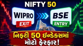 નિફ્ટી 50માં મોટો ફેરફાર ! 3 દાયકા પછી વિપ્રો બહાર, BSEની એન્ટ્રી