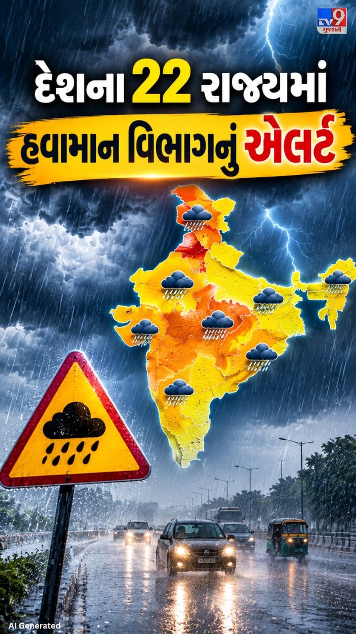 ભારે પવન સાથે વરસી શકે છે વરસાદ