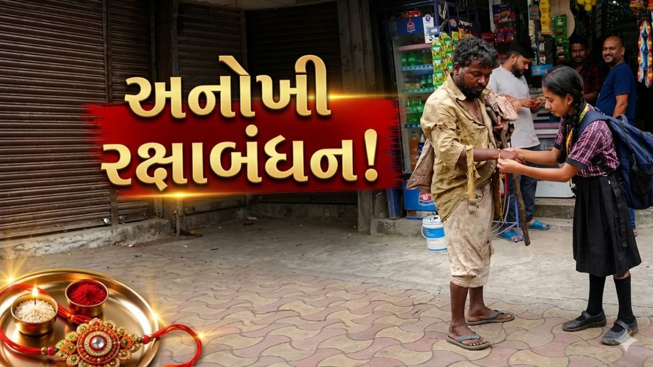 Trending Video: જેને ભીખારી અને પાગલ સમજી લોકોએ ભગાડ્યો, તેને એક નાની છોકરીએ બાંધી રાખડી, પગમાં પડી ગયો માણસ