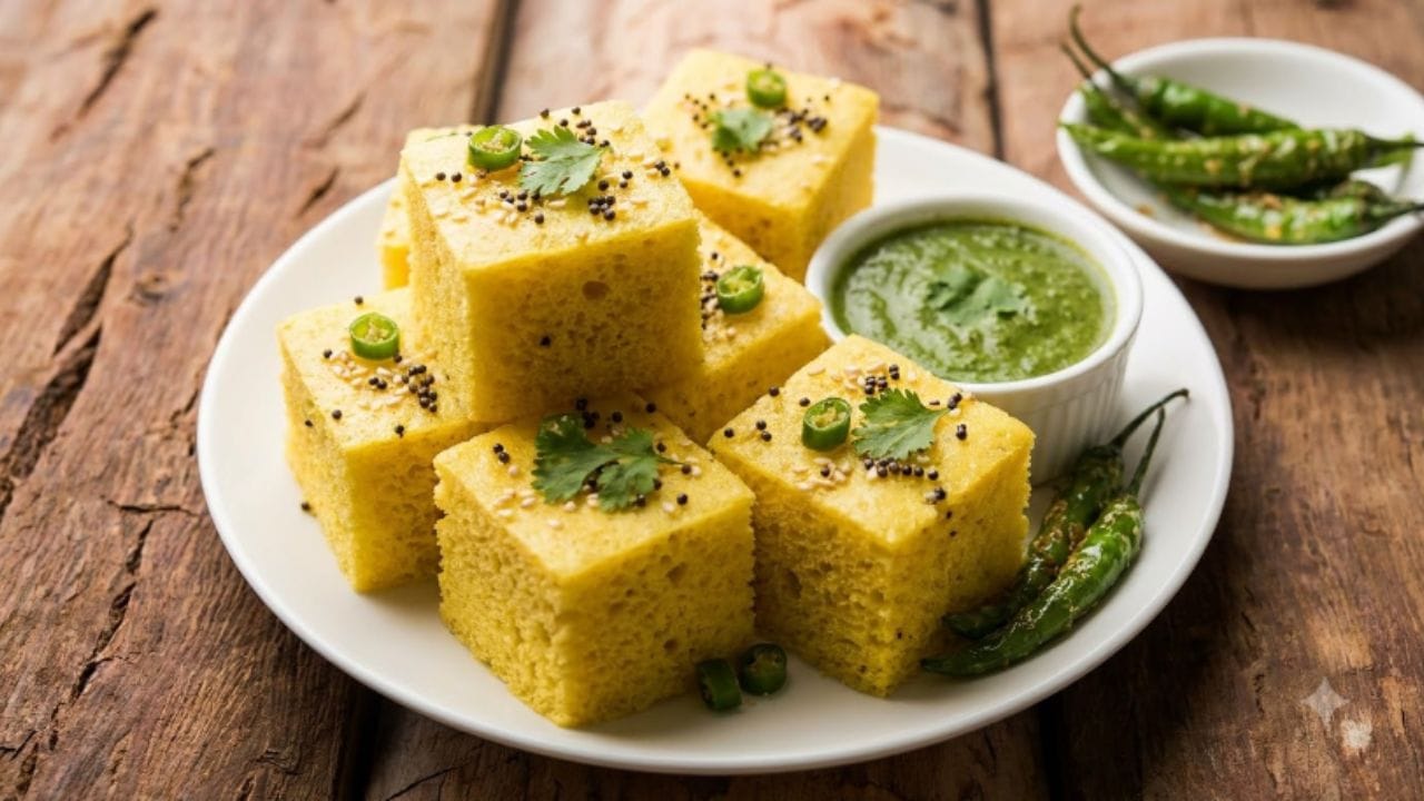 આ તૈયાર ખીરાને 10 થી 15 મિનિટ માટે ઢાંકીને રાખી દો, જેથી સોજી અને બેસન પાણી શોષી લે તેમજ સારી રીતે ફૂલી જાય. બીજું કે, જ્યાં સુધી ખીરું સેટ થઈ રહ્યું છે, ત્યાં સુધી એક મોટા વાસણ અથવા સ્ટીમરમાં 2-3 કપ પાણી નાખીને ગેસ પર ઉકળવા માટે મૂકી દો. હવે જે વાસણમાં તમારે ઢોકળા બનાવવા હોય, તેમાં થોડું તેલ લગાવીને તેને સારી રીતે ગ્રીસ કરી લો જેથી ઢોકળા ચોંટે નહીં.