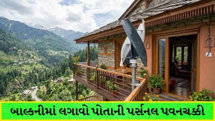 બાલ્કનીમાં લગાવો પર્સનલ પવનચક્કી, દિવસ-રાત મળશે મફત વીજળી; જાણો વિગત