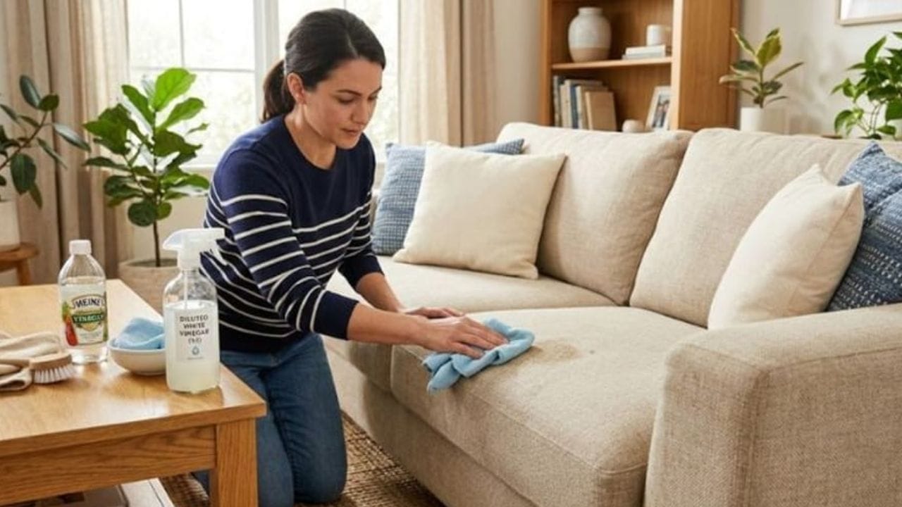 sofa cleaning: લોકો ઘણીવાર તેમના ઘરોને ઊંડાણપૂર્વક સાફ કરે છે, પરંતુ મહિનાઓ સુધી સોફા સાફ કરવાનું વારંવાર અવગણે છે. દૈનિક ઉપયોગથી ધૂળ, પરસેવાના અવશેષો અને ક્યારેક ડાઘ પણ સોફા પર થઈ જાય છે જે દૂર કરવા મુશ્કેલ હોય છે. ગંદા સોફા તમને એવું લાગશે કે વેક્યુમ ક્લીનર એકમાત્ર ઉકેલ છે, પરંતુ તે જરૂરી નથી. તમે કોઈપણ મશીનરી વિના સરળ પદ્ધતિઓનો ઉપયોગ કરીને ઘરે તમારા સોફાને સાફ કરી શકો છો. ચાલો જાણીએ કેવી રીતે?
