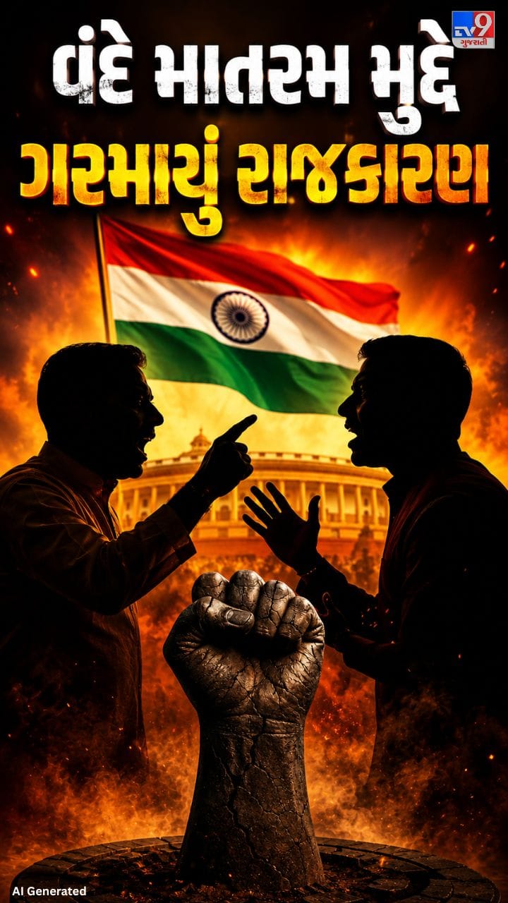 વંદે માતરમ મુદ્દે કેન્દ્રીય ગૃહ પ્રધાનના કોંગ્રેસ પર શાબ્દિક પ્રહાર