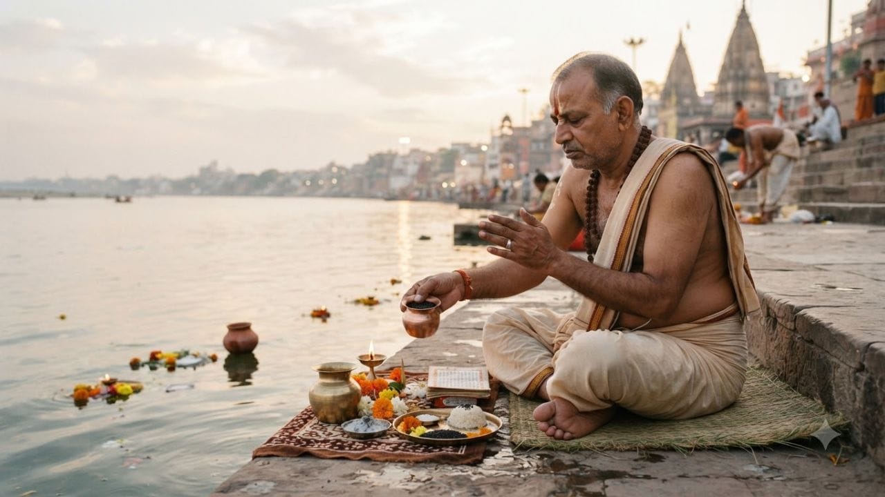 ધાર્મિક માન્યતાઓ અનુસાર, પિતૃદોષની શાંતિ માટે કેટલાક દેવી-દેવતાઓની પૂજા કરવી શુભ માનવામાં આવે છે. તેમાં ભગવાન શિવ, ભગવાન વિષ્ણુ, ભગવાન સૂર્ય અને ભગવાન ગણેશની ઉપાસનાનું વિશેષ મહત્ત્વ જણાવવામાં આવ્યું છે. (Image Source | AI Generated)