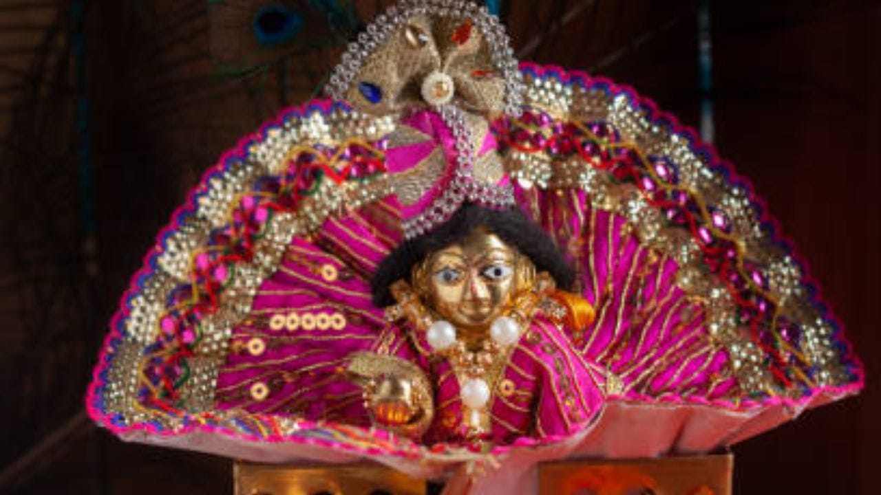 માન્યતા અનુસાર, તુલસી વિના બાળ કૃષ્ણને ભોગ અર્પણ કરવામાં આવતો નથી. ભગવાનના અભિષેક માટે તાંબા અથવા પિત્તળની સ્વચ્છ થાળીનો જ ઉપયોગ કરવો જોઈએ. પૂજામાં વાસી અથવા ગંદા કપડાંનો ઉપયોગ કરવાથી પણ બચવું જોઈએ. આ બાબતોનું ધ્યાન ન રાખવાથી પૂજાનું સંપૂર્ણ ફળ મળતું નથી એવું માનવામાં આવે છે. તેથી થાળી અને વસ્ત્રોની પવિત્રતાનું હંમેશા સંપૂર્ણ ધ્યાન રાખો. (Image Source | iStock)