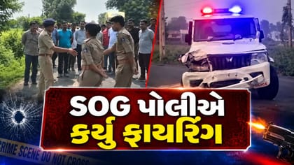 અરવલ્લીમાં આરોપીએ હથિયાર બતાવતા SOG પોલીસે કર્યું ફાયરિંગ