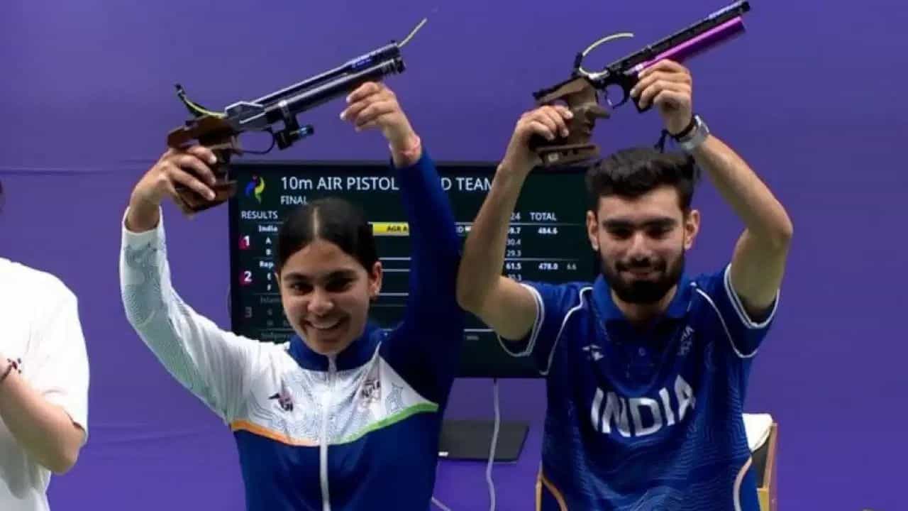 Breaking News : Asian Games 2026માં ભારતે 2 મિનિટમાં ગોલ્ડ અને સિલ્વર મેડલ જીત્યા, મેડલ ટેલીમાં લાંબી છલાંગ લગાવી