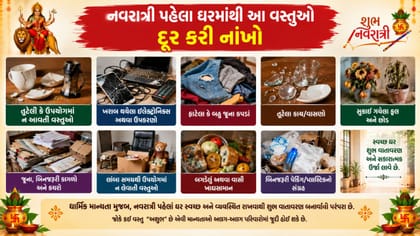 Vastu Tips: નવરાત્રી પહેલા ઘરમાંથી આ વસ્તુ કાઢી નાંખો