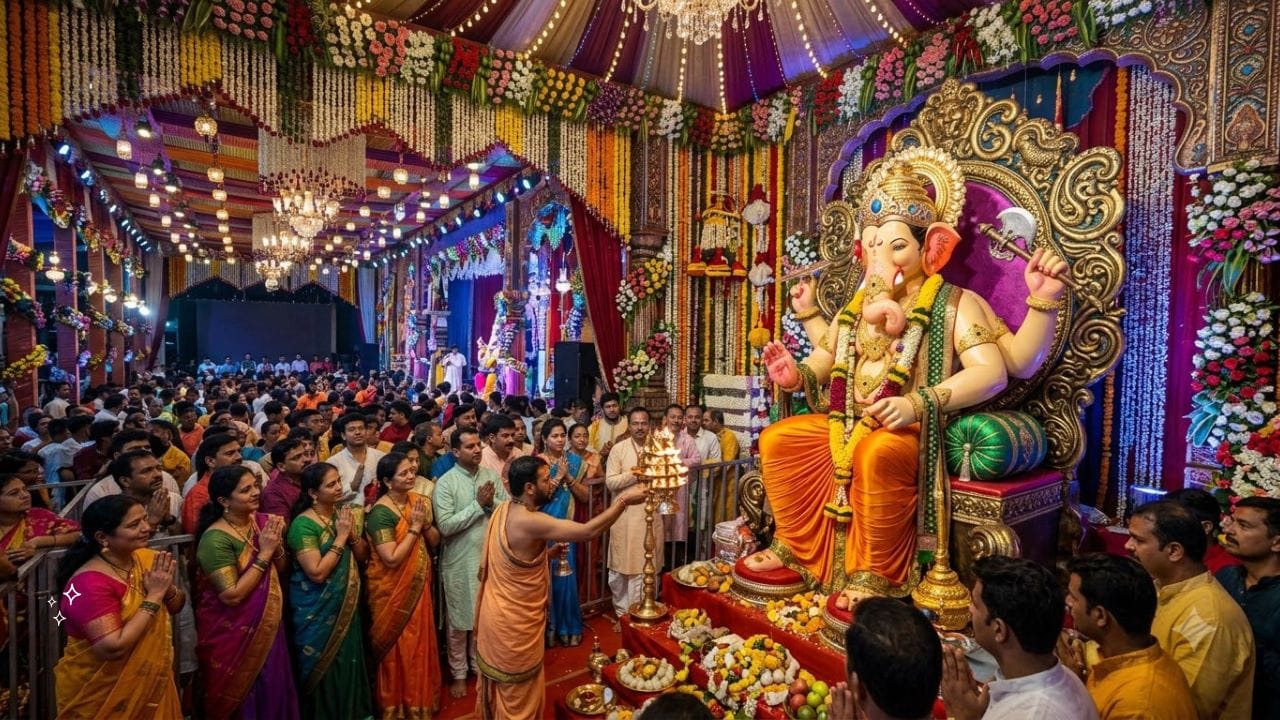 ગણેશ ચતુર્થીનો તહેવાર એટલે ભક્તિ, ઉત્સાહ અને બાપ્પાના પ્રિય મોદકની મીઠી સુગંધ. ગણપતિ બાપ્પાને મોદક અતિપ્રિય માનવામાં આવે છે, તેથી આ પર્વ દરમિયાન મોટાભાગના ઘરોમાં અલગ-અલગ પ્રકારના મોદક બનાવવામાં આવે છે. જો આ વખતે તમે પરંપરાગત મોદકથી કંઈક અલગ બનાવવાનો વિચાર કરી રહ્યા હો, તો ચીઝકેક મોદક એક અનોખો અને ટેસ્ટી વિકલ્પ બની શકે છે. (Image Credit: AI)