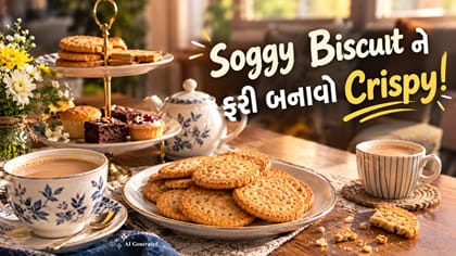 બિસ્કિટ નરમ થઈ ગયા છે? આ સરળ કિચન હેક્સથી ફરી બનાવો ક્રિસ્પી