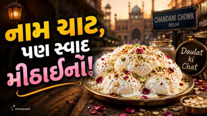 ચાટના નામે મીઠાઈનો અનોખો સ્વાદ!