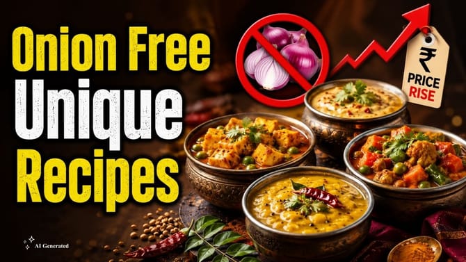 ડુંગળી મોંઘી થઈ? તો આ વાનગીઓ બનાવો, સ્વાદમાં નહીં આવે કોઈ કમી!