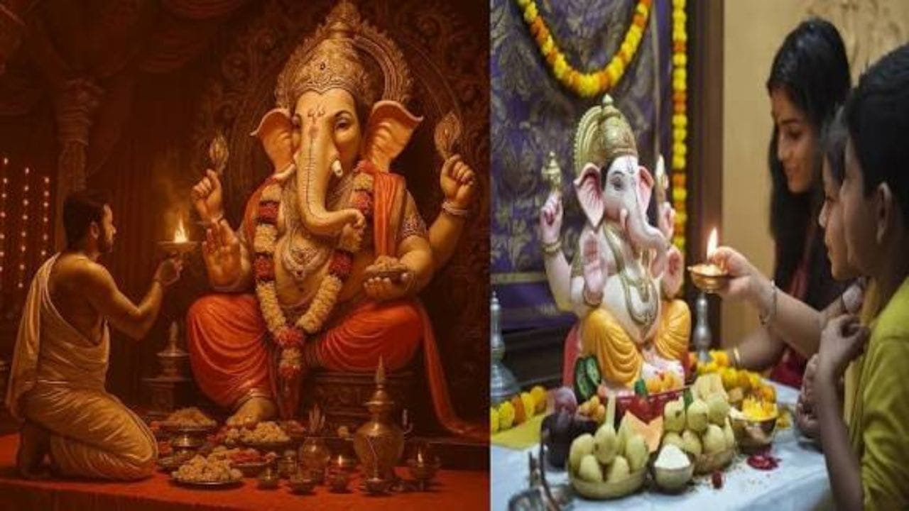 જો તમે સ્વપ્નમાં જાતને ગણેશજીની પૂજા કરતા ગણેશોત્સવ દરમિયાન જુઓ છો, તો સમજી જાવ કે બપ્પા તમારી પૂજાથી પ્રસન્ન છે. આવું સ્વપ્ન જોવા પર તમારા શારીરિક અને માનસિક કષ્ટો દૂર થઈ શકે છે. આ સાથે જ આર્થિક ઉન્નતિ પણ તમને પ્રાપ્ત થઈ શકે છે.