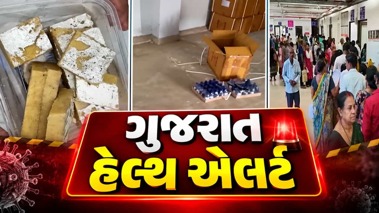 ગુજરાત હેલ્થ એલર્ટ: કાજુ કતરીમાં ફૂગ, ગેરકાયદે દવાઓની હેરાફેરી અને ડેન્ગ્યુનો વ્યાપ વધ્યો, જુઓ Video