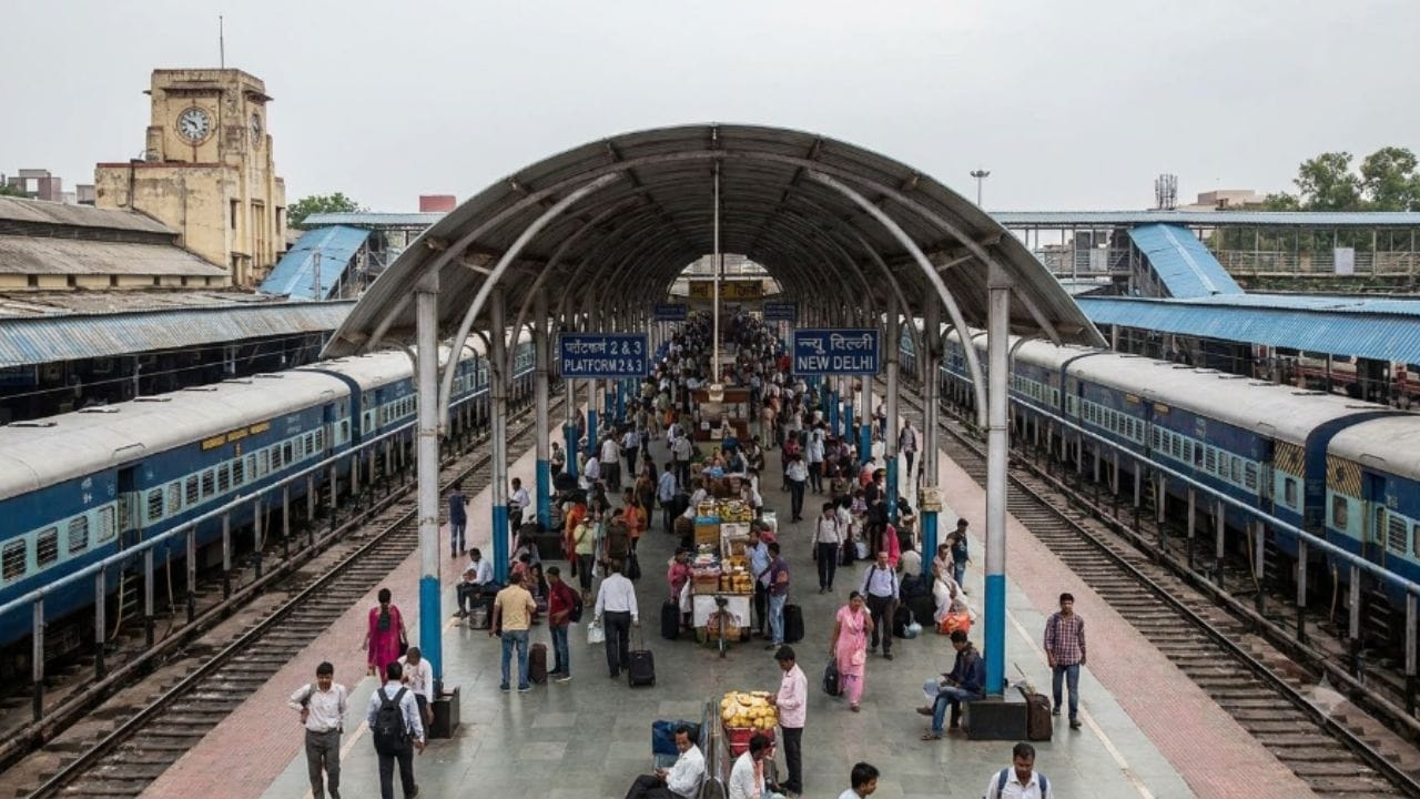 આઇલેન્ડ પ્લેટફોર્મ (Island Platform): ટાપુ (આઇલેન્ડ)ની જેમ જ આ પ્લેટફોર્મની બંને બાજુ રેલવે ટ્રેક હોય છે અને વચ્ચે પ્લેટફોર્મ આવેલું હોય છે. આ પ્લેટફોર્મનો મોટો ફાયદો એ છે કે તેના પરથી બંને દિશામાં આવતી-જતી અલગ-અલગ ટ્રેનોના મુસાફરો એકસાથે અવરજવર કરી શકે છે, જેનાથી જગ્યાનો શ્રેષ્ઠ ઉપયોગ થાય છે.