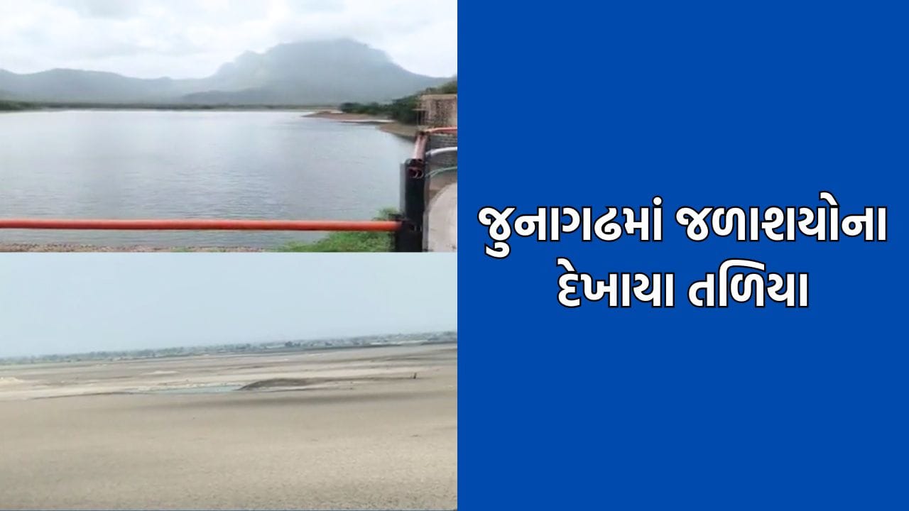 જુનાગઢના ડેમો તળિયાઝાટક, સૌની યોજનાથી ઓઝત ડેમમાં પાણી છોડવાની તૈયારી