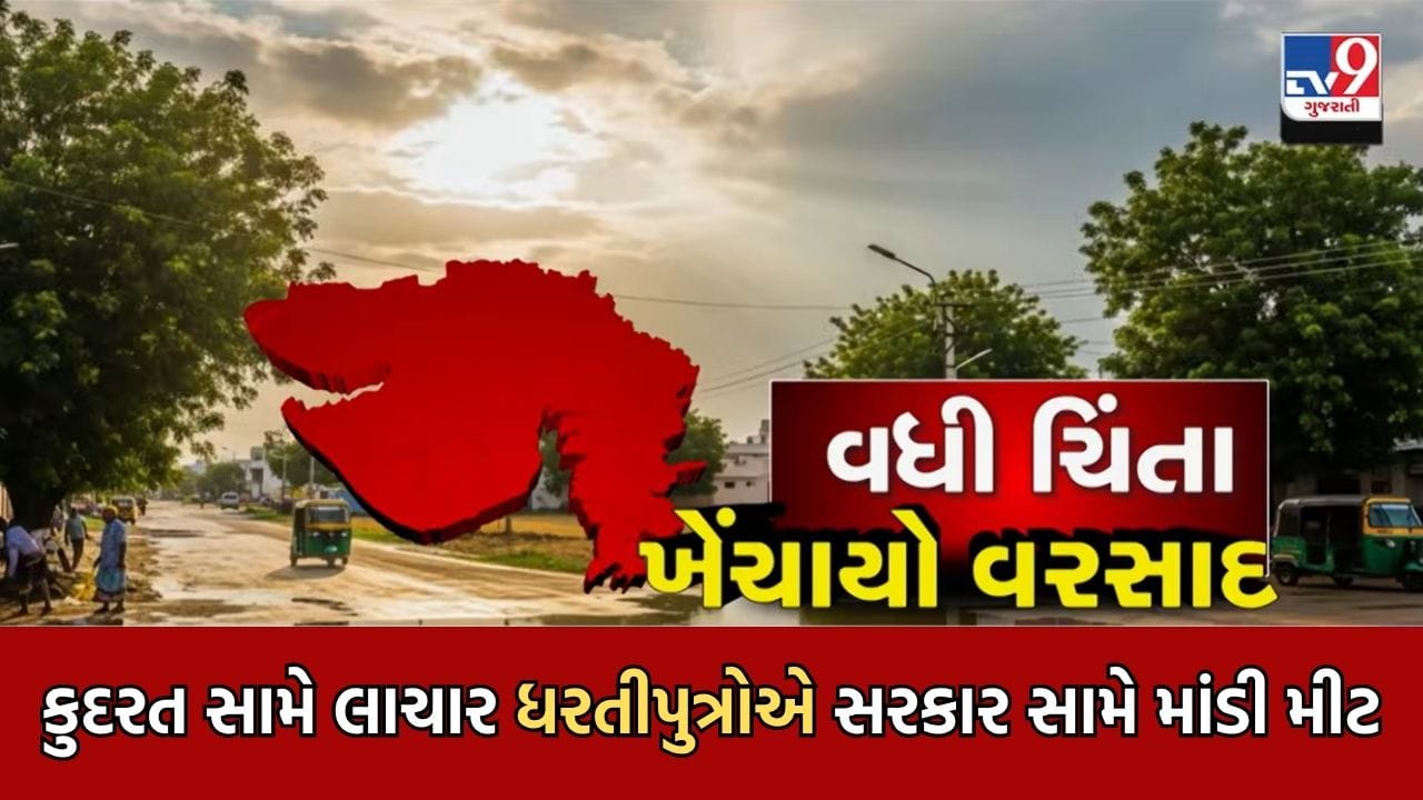 વરસાદ ખેંચાવાને કારણે જુનાગઢ જિલ્લાના ખેડૂતોની કફોડી સ્થિતિ, પાક નિષ્ફળ જવાની ભીતિથી સહાય સામે માડી સહાયની મીટ વરસાદ ખેંચાવાને કારણે જુનાગઢ જિલ્લાના ખેડૂતોની કફોડી સ્થિતિ, પાક નિષ્ફળ જવાની ભીતિથી સહાય સામે માડી સહાયની મીટ