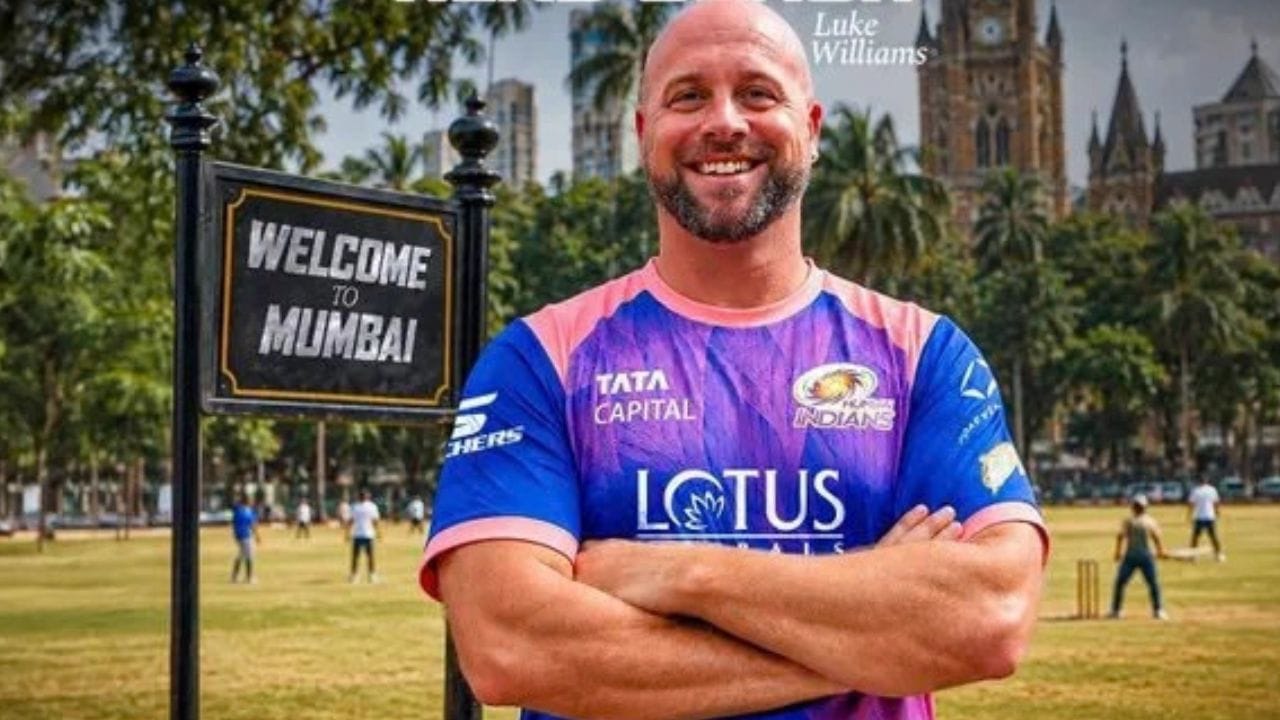 મુંબઈ ઇન્ડિયન્સે WPL 2027 પહેલા લ્યુક વિલિયમ્સને મહિલા ટીમનો નવા હેડ કોચ તરીકે નિયુક્ત કર્યો છે.