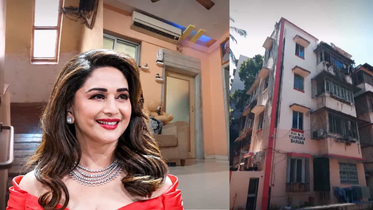 Madhuri Dixit Childhood Home : કરોડોની સંપત્તિની માલિક માધુરી દીક્ષિત ક્યારેક મુંબઈના આ નાનકડા ઘરમાં રહેતી હતી, જૂના ઘરનો વીડિયો વાયરલ