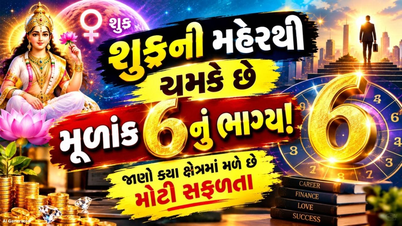 અંકશાસ્ત્રની માન્યતા મુજબ, દરેક મૂળાંક વ્યક્તિના સ્વભાવ, વ્યક્તિત્વ અને જીવનશૈલી વિશે અલગ સંકેતો આપે છે. દરેક અંકનો સંબંધ એક ચોક્કસ ગ્રહ સાથે માનવામાં આવે છે. જેમ કે, અંક 1 પર સૂર્ય અને અંક 2 પર ચંદ્રનો પ્રભાવ હોય છે, તેવી જ રીતે અંક 6નો સંબંધ શુક્ર ગ્રહ સાથે જોડવામાં આવે છે. મહિનાની 6, 15 કે 24 તારીખે જન્મેલા લોકોનો મૂળાંક 6 ગણાય છે.