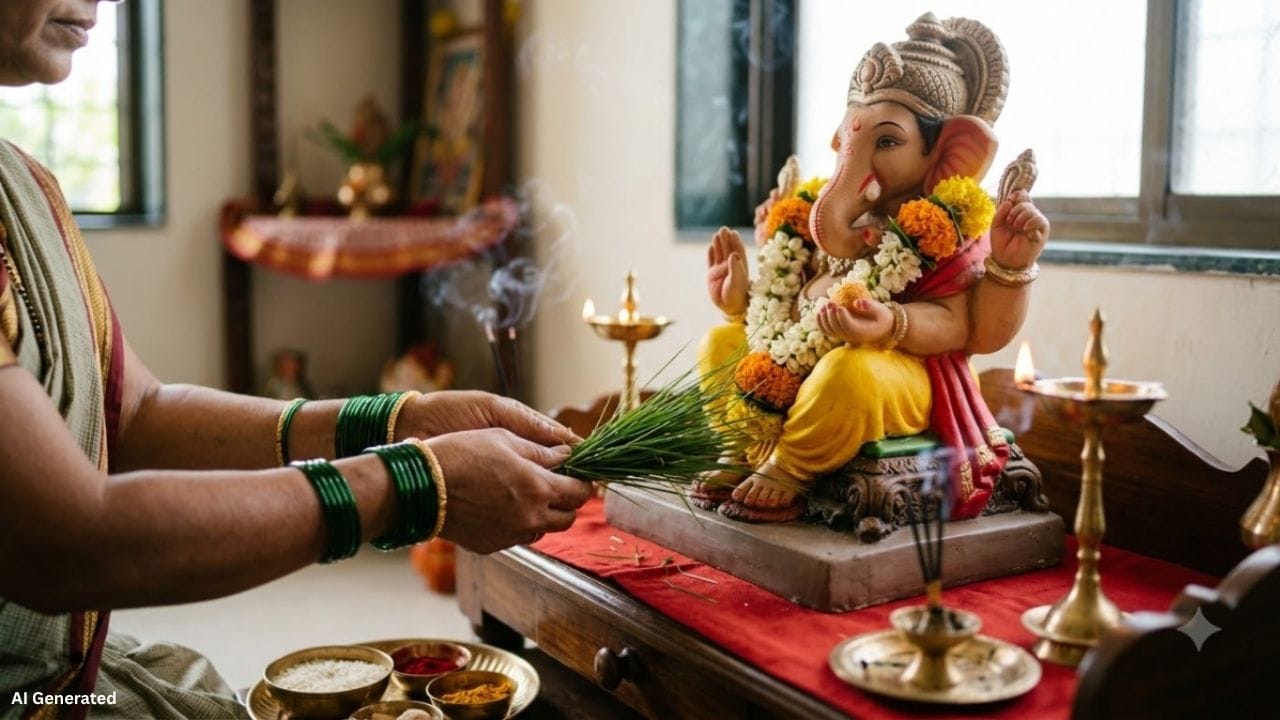 અંકશાસ્ત્ર મુજબ મૂળાંક 4 ધરાવતા લોકો માટે ભગવાન ગણેશની ઉપાસના શુભ માનવામાં આવે છે. પૂજા કરતી વખતે ગણેશજીને દુર્વા અર્પણ કરી શકાય છે. ધાર્મિક માન્યતા અનુસાર, આ ઉપાયથી આર્થિક નુકસાનની શક્યતા ઓછી થાય છે અને જીવનમાં સારા તથા શુભ પરિણામો પ્રાપ્ત કરવામાં મદદ મળે છે.