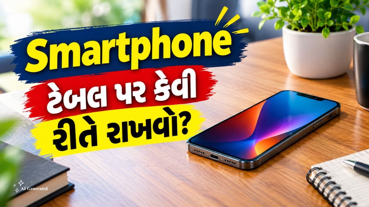 સ્માર્ટફોન ટેબલ પર કેમ રાખવો? જાણો સાચી રીત