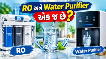 તમારા ઘરના પાણી માટે RO કે Water Purifier શું યોગ્ય છે?