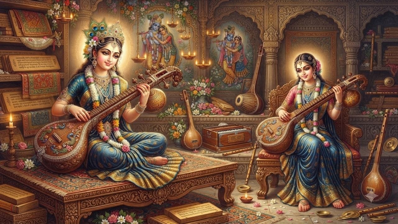 તુંગવિદ્યા સખી: તુંગ વિદ્યા સખીને વિવિધ વિદ્યાઓમાં નિપુણ માનવામાં આવે છે. સંગીત, નૃત્ય, શાસ્ત્ર અને કળાઓમાં તેમના વિશેષ પ્રભુત્વનું વર્ણન મળે છે. રાધા-કૃષ્ણની લીલાઓમાં સંગીત અને સાંસ્કૃતિક સેવાઓ થી તેમનો વિષેશ સંબંધ બતાવવામાં આવ્યો છે.