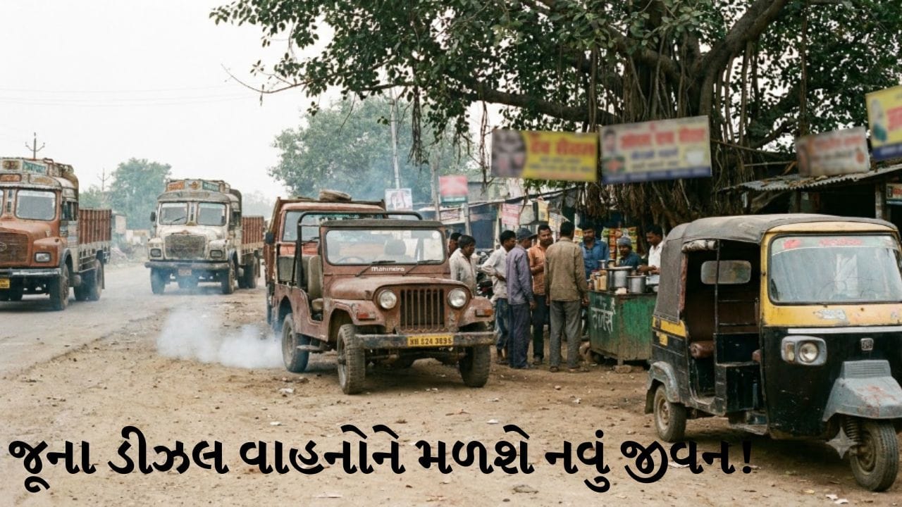 જૂના ડીઝલ વાહનોને મળશે નવું જીવન: માત્ર ₹5,000 નું ડિવાઇસ BS-III અને BS-IV ટ્રક-બસોનું પ્રદૂષણ 90% સુધી ઘટાડશે