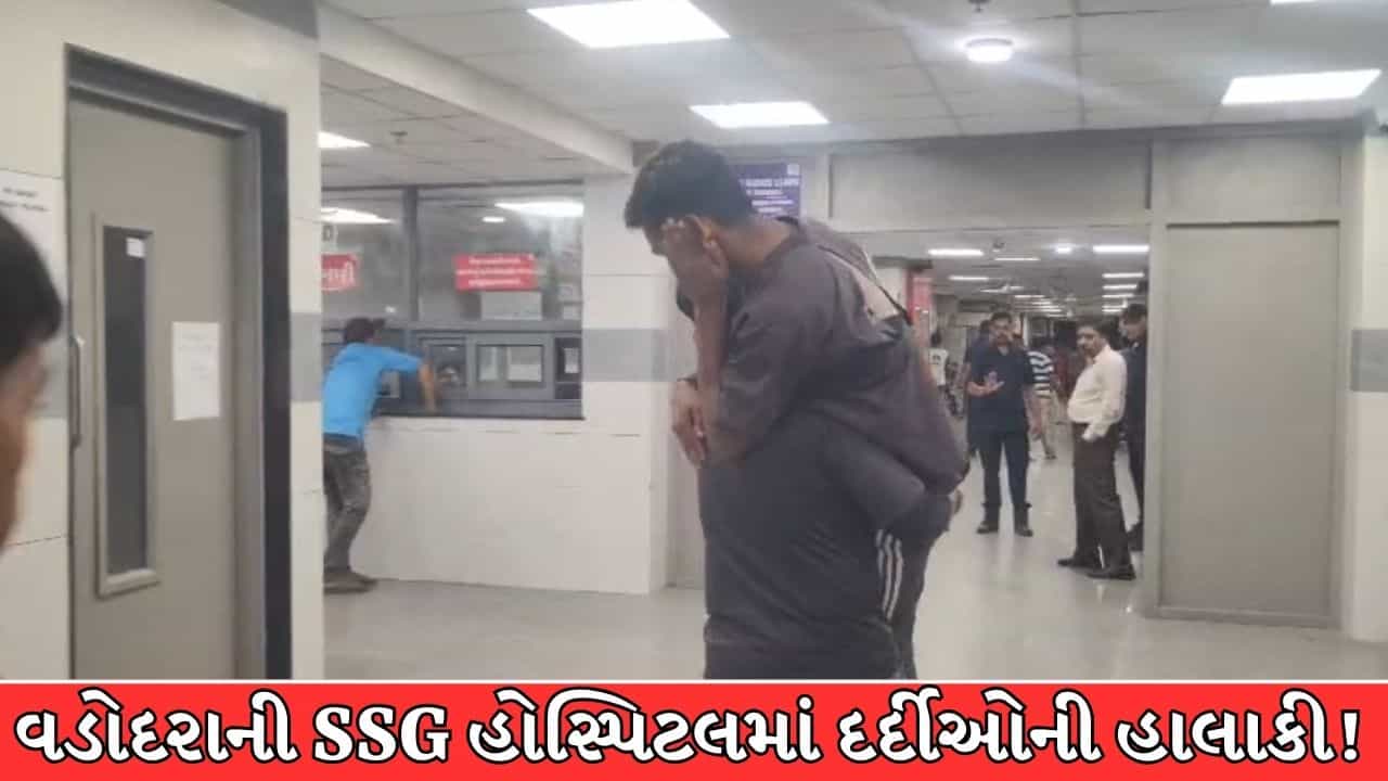 Breaking News : વડોદરાની SSG હોસ્પિટલમાં ખુલ્લી પડી તંત્રની પોલ,સ્ટ્રેચર ન મળતાં દર્દીને ખભે ઊંચક્યો! સવાલો વચ્ચે RMOએ આપ્યો આ જવાબ