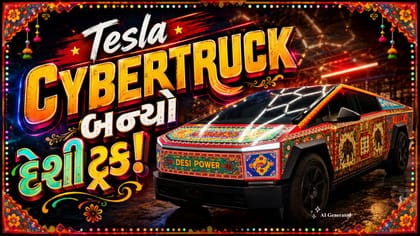 Tesla Cybertruck બન્યો દેશી ટ્રક!